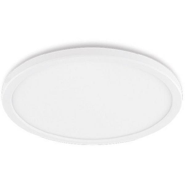 Oyster LED 17W Tri Colour 294X23mm IP54 Dim White Ultrathin, Ideal Electrical Catalogue Light Fittings Ceiling Wall Lighting Ceiling Wall Luminaire - Construction Supplies Australia