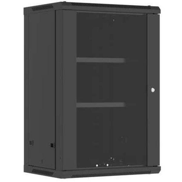 Ausrack Wall Onyx 18RU 450mmd Noframe, Ideal Electrical Catalogue Data Communications Cabinets Enclosures Network Cabinet - Construction Supplies Australia