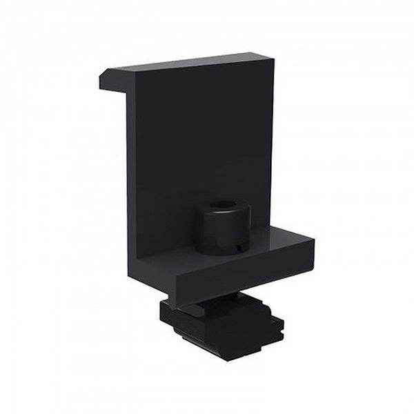 30mm Black End Clamps, Ideal Electrical Catalogue Energy Management Solar Mounting Systems Solar Rail Mounting Components - Construction Supplies Australia