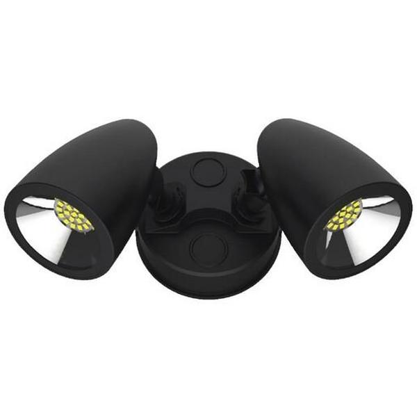 Floodlight LED 2X10W Tri Colour Security, Ideal Electrical Catalogue Light Fittings Downlight Downlight Spot Floodlight - Construction Supplies Australia