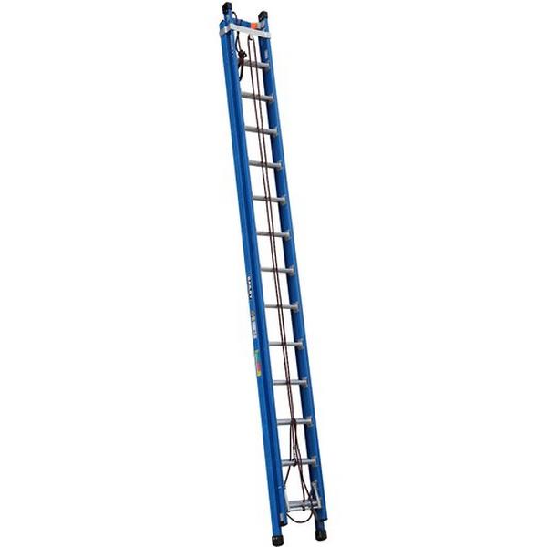 Baifs13912# 14 Rung Extension Ladder Fxn Fibreglass 4.5M-7.57M, Ideal Electrical Catalogue Tools Instrumentation Ladder Scaffold Stepladder - Construction Supplies Australia