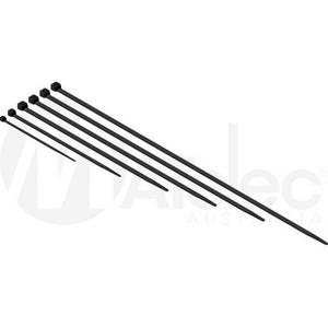 CABLE TIE NYLON 200X4.8MM BLACK 1000PK