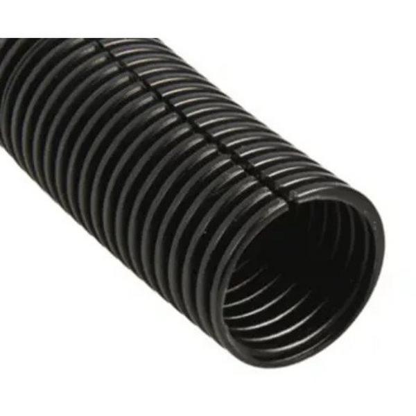 Split Loom Tube 20mm 30M Black, Ideal Electrical Catalogue Cable Management Conduit Corrugated Corrugated Conduit - Construction Supplies Australia