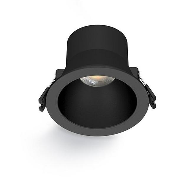 Downlight LED 8W Tri Colour 90mm Black Low Glare, Ideal Electrical Catalogue Light Fittings Downlight Downlight Spot Floodlight - Construction Supplies Australia