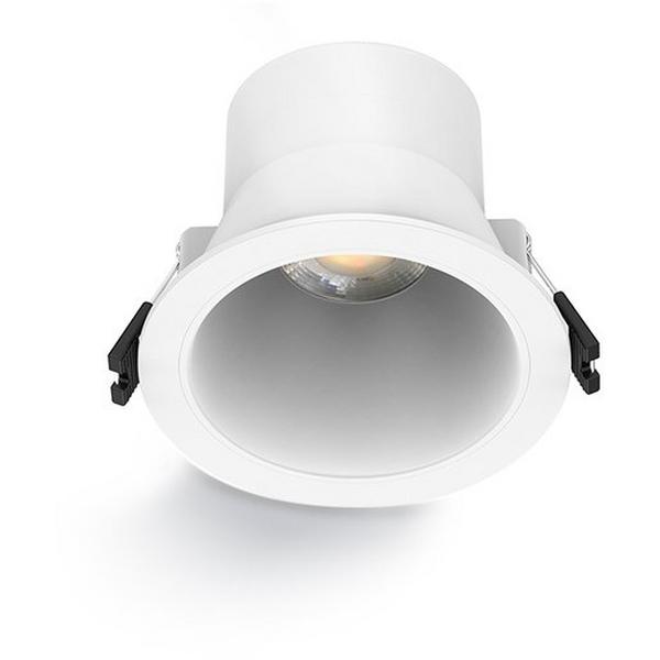 Downlight LED 8W Tri Colour 90mm White Low Glare, Ideal Electrical Catalogue Light Fittings Downlight Downlight Spot Floodlight - Construction Supplies Australia