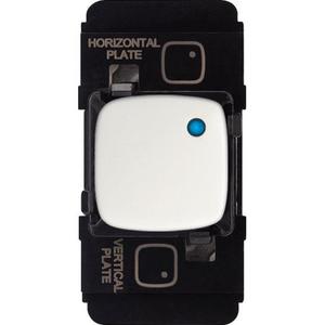 ARTEOR PUSHBUTTON MEC 10A/10AX W LED AND FASCIA WHITE