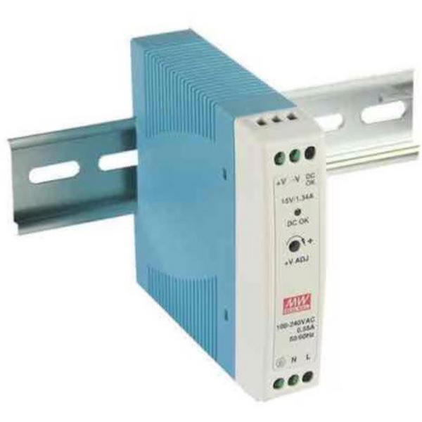 Meanwell Power Supply 12V 20W 1.67Amp, Ideal Electrical Catalogue Data Communications Ups Ups - Construction Supplies Australia