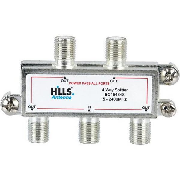 4-Way All Ports Passive Splitter, Ideal Electrical Catalogue Av Security Detection Antennas Tap Off And Distributor - Construction Supplies Australia