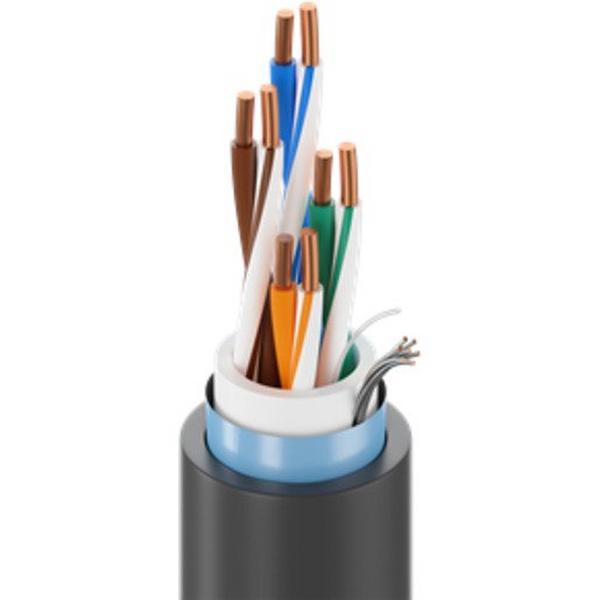 Cable LAN Cat6 4Bpr Os PVC Black 305M, Ideal Electrical Catalogue Cable Data Cable Cat 5 6 7 - Construction Supplies Australia