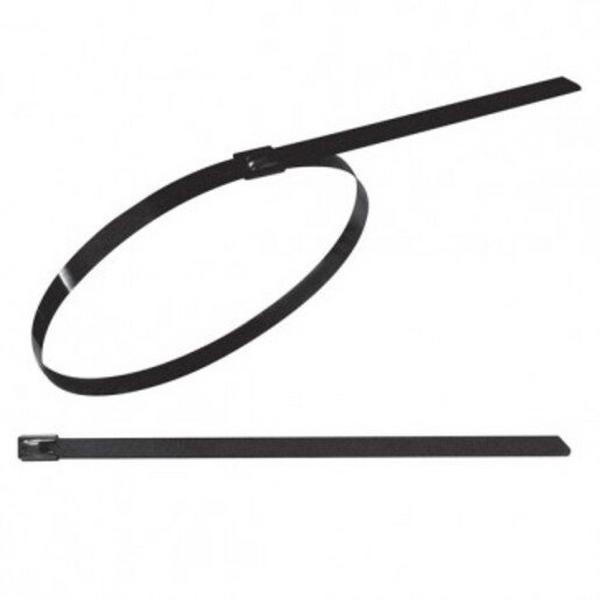 Cable Tie Stainless Steel Coated 360mm X 4.8mm (Pkt 100), Ideal Electrical Catalogue Hardware Cable Tie Cable Tie - Construction Supplies Australia