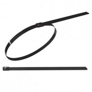 CABLE TIE STAINLESS STEEL COATED 360MM X 4.8MM (PKT 100)
