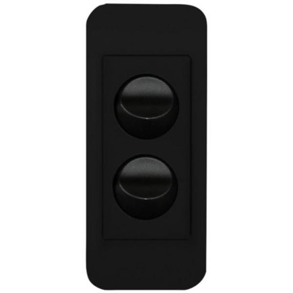 Allure Architrave 2 Gang Mb, Ideal Electrical Catalogue Switches Plugs Sockets Switches Light Switch - Construction Supplies Australia