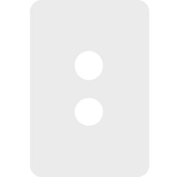 Allure 2 Gang Switch Plate, Ideal Electrical Catalogue Switches Plugs Sockets Switches Grid Cover Plate - Construction Supplies Australia