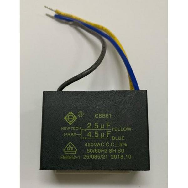 Capacitor 4.5 And 2.5uF, Ideal Electrical Catalogue Light Fittings Control Gear Capacitor - Construction Supplies Australia