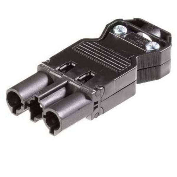 Connector Mini 20A 250V Cable Mount Male 3 Pole Gst18I3, Ideal Electrical Catalogue Switches Plugs Sockets Softwire Plug In Connector For Plug In Building Installation - Construction Supplies Australia