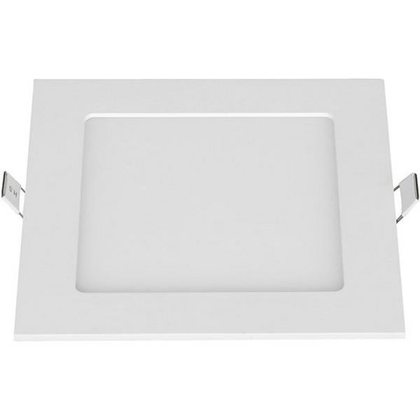 DOWNLIGHT LED 12W TRI COLOUR 840LM IP40 155MM DIM WHITE SQUARE SLIM, Ideal Electrical Catalogue Light Fittings Downlight Downlight Spot Floodlight - Construction Supplies Australia