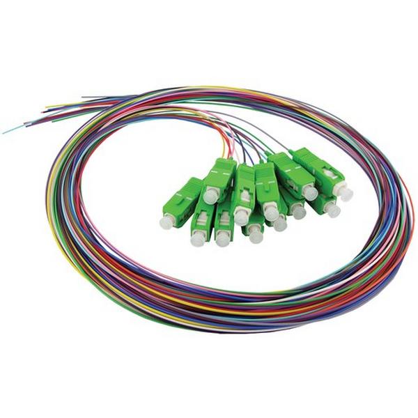 Fibre Optic Pigtail LC 900Um Tb G657.A1 2M LSZH 12F Col, Ideal Electrical Catalogue Data Communications Fibre Pigtail - Construction Supplies Australia