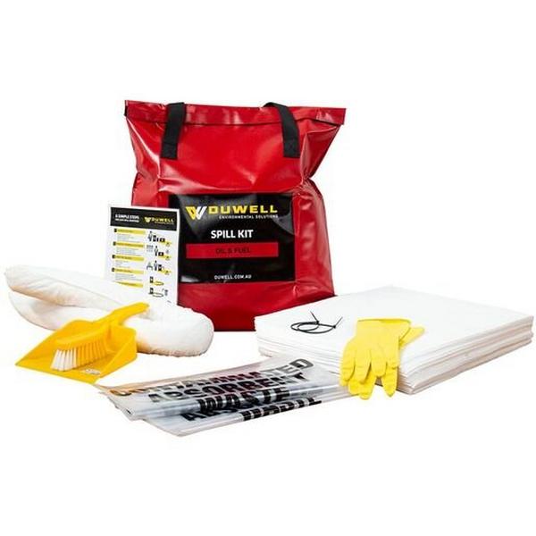 Spill Kit 30L Red Oil/Fuel Bag Premium Duwell Full Kit, Ideal Electrical Catalogue Tools Instrumentation Tool Sets Tool Set - Construction Supplies Australia