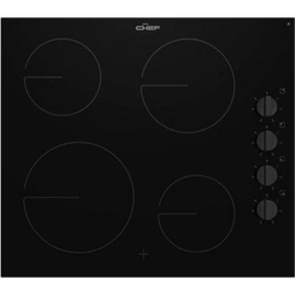 Chef Ceramic Cooktop 60CM 4 Zone, Ideal Electrical Catalogue Electrical Appliances Appliances Oven - Construction Supplies Australia