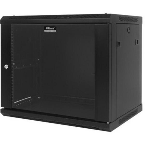 Sharkrack 600 X 450 Wall Mount Server Rack 9U, Ideal Electrical Catalogue Data Communications Cabinets Enclosures Network Cabinet - Construction Supplies Australia