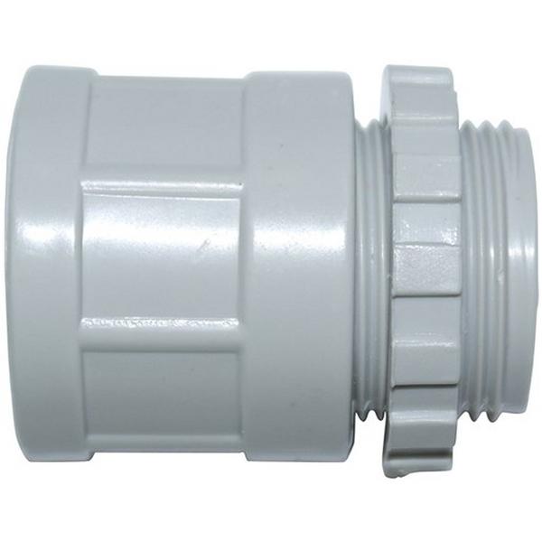 Adapter Plain To Screw 20mm, Ideal Electrical Catalogue Cable Management Conduit Rigid Mounting Coupler For Cable Protection Tubes For Underground Application - Construction Supplies Australia