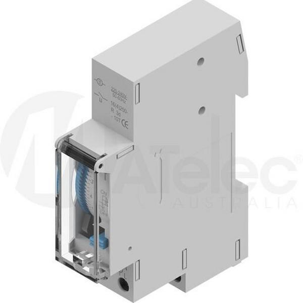 Timer - DIN Analogue 16A 24 Hour With Bbu Reserve, Ideal Electrical Catalogue Power Distribution Relays Timer Relay - Construction Supplies Australia