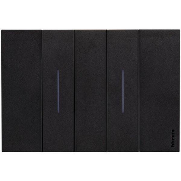 Living Now 2 Gang Switch 10A Black, Ideal Electrical Catalogue Switches Plugs Sockets Switches Light Switch - Construction Supplies Australia