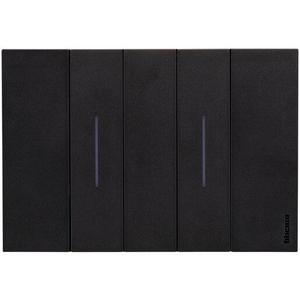 LIVING NOW 10A 2 GANG SWITCH BLACK