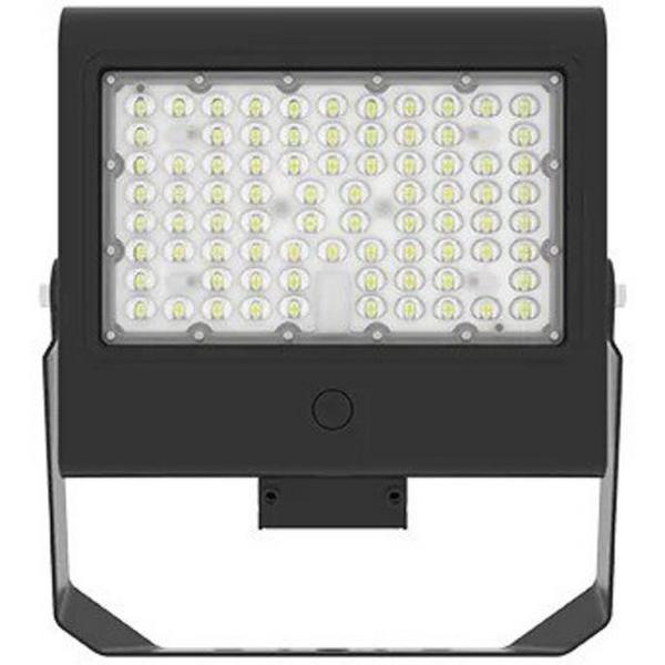 Floodlight LED 80W 3000K Black /W Bracket And Mse Adaptor Nox 4, Ideal Electrical Catalogue Light Fittings Downlight Downlight Spot Floodlight - Construction Supplies Australia