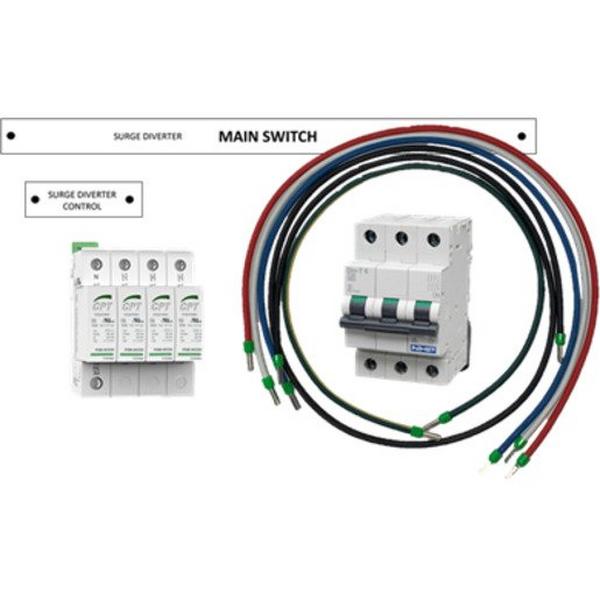 Cel Pbd Acc Surge Kit 40kA MCB+Surge Type 2+Loom+Lables, Ideal Electrical Catalogue Power Distribution Distribution Boards Accessories Spare Parts For Small Distribution Board - Construction Supplies Australia