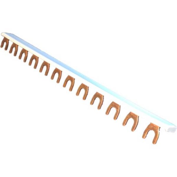 Busbar Comb 12Way 1P Fork Type 90D 90A End-Fed/150A Ctr-Fed, Ideal Electrical Catalogue Power Distribution Busbar Phase Busbar Comb - Construction Supplies Australia