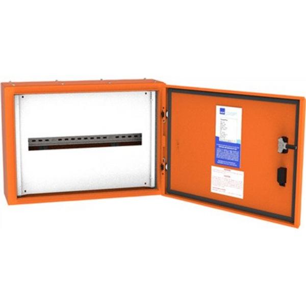 C/Plus Pboard Acc Mod DIN 72Way 3M-648mm Orange, Ideal Electrical Catalogue Industrial Enclosures Empty Cabinet - Construction Supplies Australia