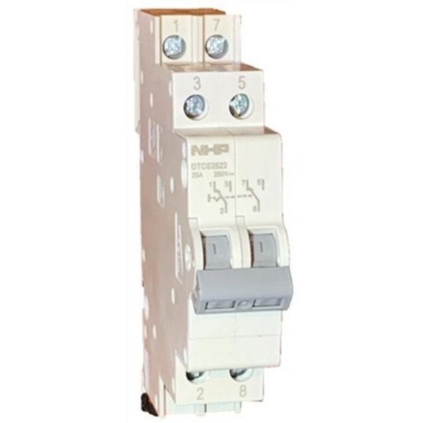 DIN Change-Over Switch 2P Without Off 25A (I-Ii), Ideal Electrical Catalogue Industrial Switch Off Load Switch - Construction Supplies Australia