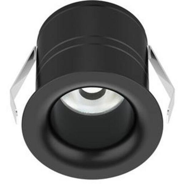 Downlight LED 7W Tri Colour IP54 Dim 50mm Black Pico-7, Ideal Electrical Catalogue Light Fittings Downlight Downlight Spot Floodlight - Construction Supplies Australia