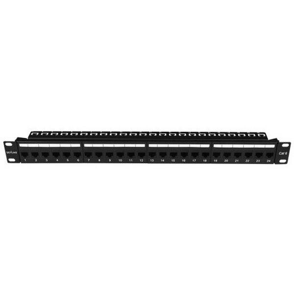 24 Port Patch Panel Cat6 UTP Fully Loaded In Carton Of 10, Ideal Electrical Catalogue Data Communications Copper Patch Panel Copper Twisted Pair - Construction Supplies Australia