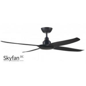 CEILING FAN SKYFAN DC 56"/1400MM 4 BLADE GLASS FBR BLACK