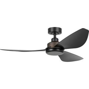 CEILING FAN TORQUAY 48"/1220MM 3 BLD ABS BLACK WO/LIGHT