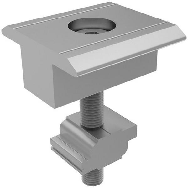 Pv-Ezrack Inter Clamp Standard 30mm, Ideal Electrical Catalogue Energy Management Solar Mounting Systems Solar Rail Mounting Components - Construction Supplies Australia