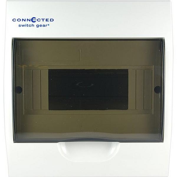 Enclosure 8 Pole Surface Mount Dist Board, Ideal Electrical Catalogue Power Distribution Distribution Boards Small Distribution Board - Construction Supplies Australia