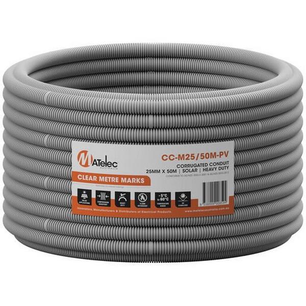 Corrugated Conduit Solar Heavy Duty 25mm X 50M, Ideal Electrical Catalogue Energy Management Solar Balance Of System Solar Balance Of System - Construction Supplies Australia