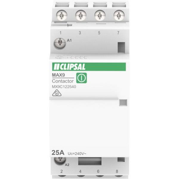 Max9 Contactor 25A 240V AC 4NO, Ideal Electrical Catalogue Power Distribution Distribution Boards Installation Contactor For Distribution Board - Construction Supplies Australia