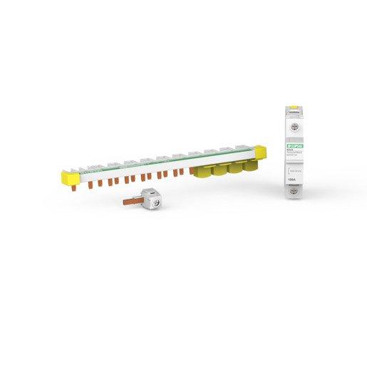 Clipsal MX9B112N | Max9 Busbar 1Pn W N Block Acc 12 Modules | Phase ...