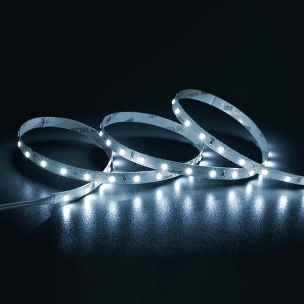 Striplight LED 9.6W/M 5M IP20 Cw With Cable, Ideal Electrical Catalogue Light Fittings Led Strip Light Ribbon Hose Strip - Construction Supplies Australia
