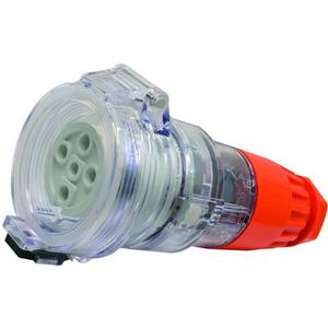 SOCKET EXTENSION CORD IP66 40A 500V 5 PIN