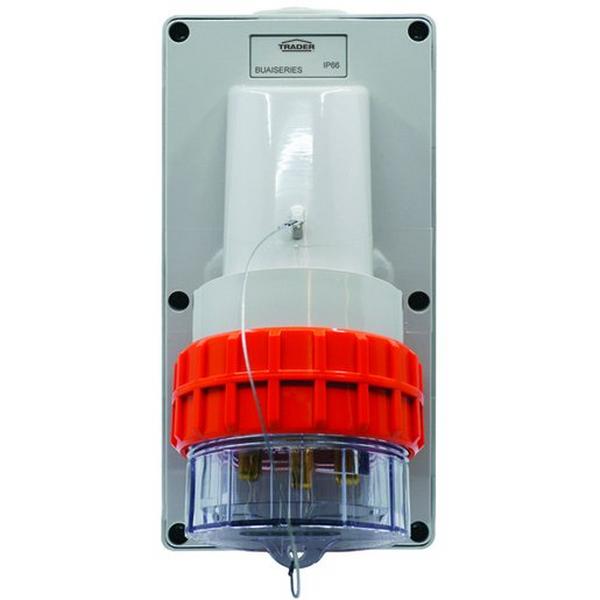 Appliance Inlet IP66 32A 250V 3 Round Pin, Ideal Electrical Catalogue Industrial Industrial Plugs Sockets Industrial Plug For Mounting On Machines And Equipment - Construction Supplies Australia