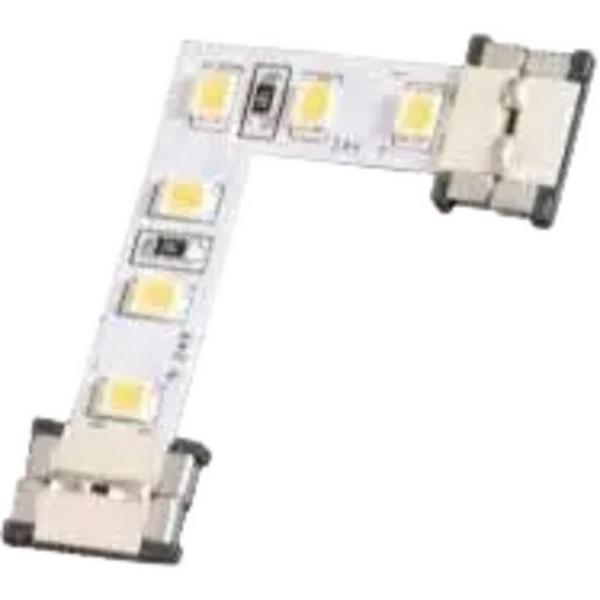 Connector L-Strip Right 9.6W 12V 4000K Vegas Easy Clip, Ideal Electrical Catalogue Light Fittings Led Strip Light Ribbon Hose Strip - Construction Supplies Australia