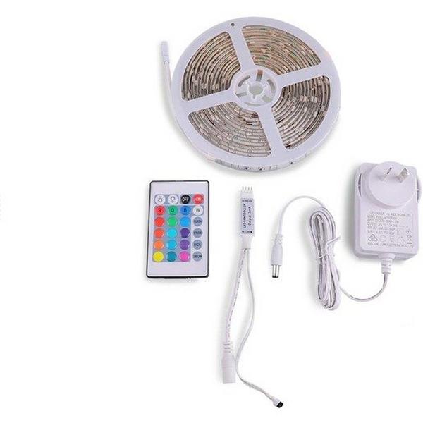Striplight Kit LED 4.8W/M 5M 24V Rgb IP54, Ideal Electrical Catalogue Light Fittings Led Strip Light Ribbon Hose Strip - Construction Supplies Australia