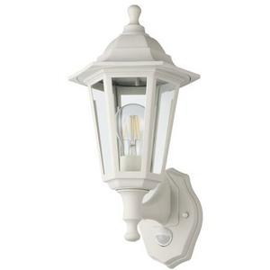 WALL LIGHT E27 1X28W WHITE /W SENS EXT DUANERA