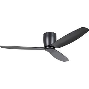 CEILING FAN SEACLIFF 52"/1320MM 3 BLD ABS BLACK WO/LIGHT