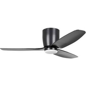 CEILING FAN SEACLIFF 44"/1120MM 3 BLD ABS BLACK W/LIGHT